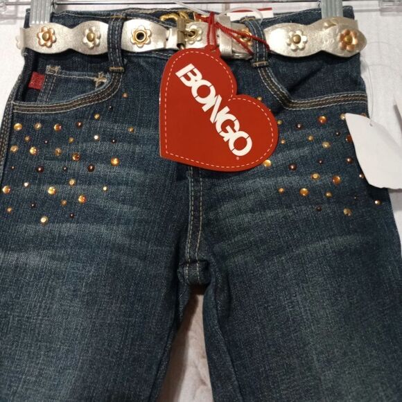 Bongo Jeans Girls 5‎ Bootcut Studded - Picture 3 of 7